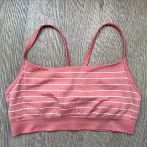 Patagonia Pink Striped Bralette